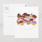 Cupcakes paradijs briefkaart (Voorkant / Achterkant)