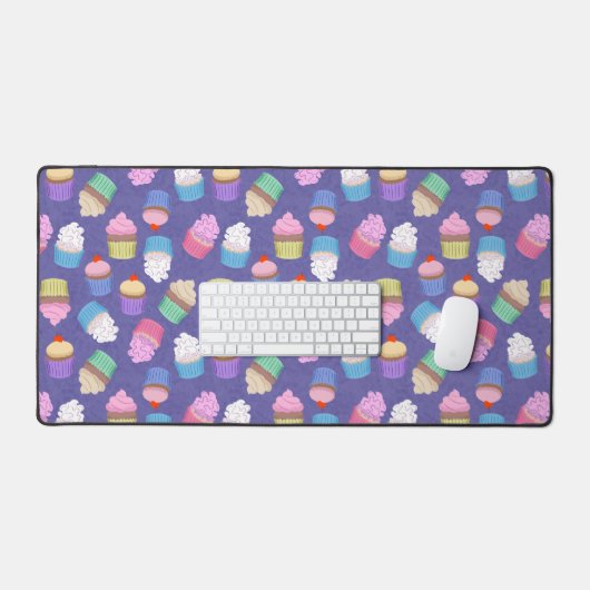 Cupcakes patroon bureaumat (Keyboard & Muis)