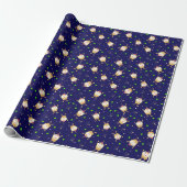 Cupcakes patroon cadeaupapier (Uitgerold)
