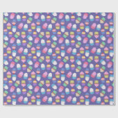 Cupcakes patroon cadeaupapier (Vlak)