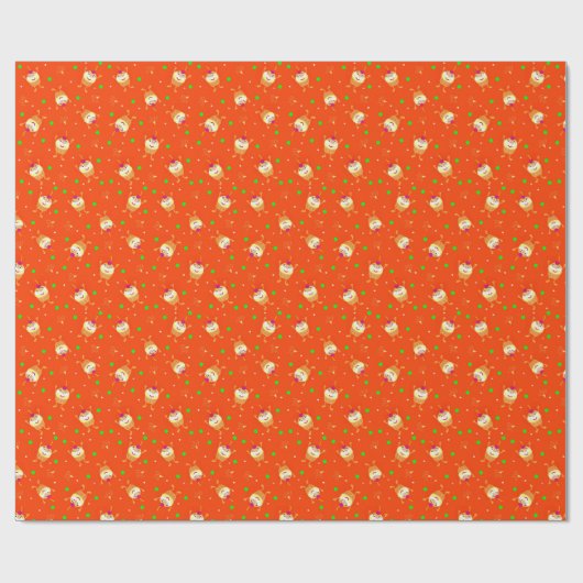 Cupcakes patroon cadeaupapier (Vlak)