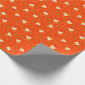 Cupcakes patroon cadeaupapier (Hoek)