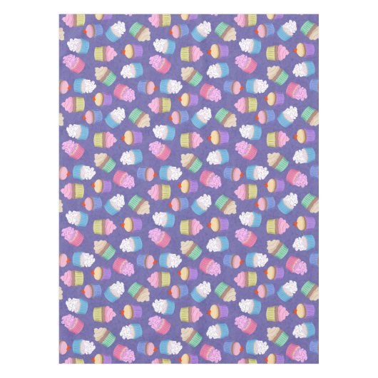 Cupcakes patroon tafelkleed (Voorkant)