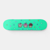 cupcakes persoonlijk skateboard (Horizontaal)