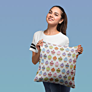 Cupcakes & poka Dots Decorative Sierkussen
