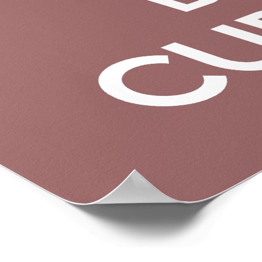 Cupcakes, Poster, kalm en gebakken houden Poster (Hoek)