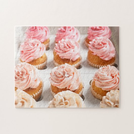 Cupcakes Puzzle - Pinks Legpuzzel (Horizontaal)