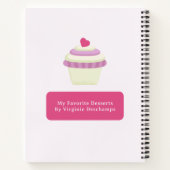 Cupcakes Recipes Notitieboek (Achterkant)