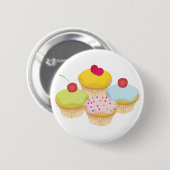 Cupcakes Ronde Button 5,7 Cm (Voorkant /achterkant)