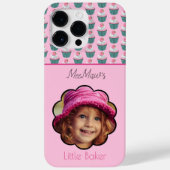 Cupcakes Scalloped Custom Photo Template Name Case-Mate iPhone Case (Achterkant)