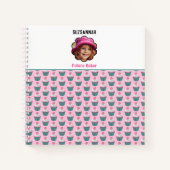 Cupcakes Scalloped Custom Photo Template Name Notitieboek (Voorkant)