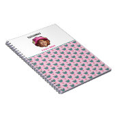 Cupcakes Scalloped Custom Photo Template Name Notitieboek (Rechterzijde)