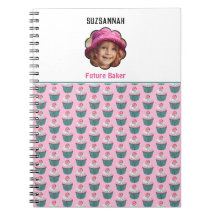 Cupcakes Scalloped Custom Photo Template Name