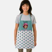 Cupcakes Scalloped Custom Photo Template Name Schort (Insitu)