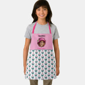 Cupcakes Scalloped Custom Photo Template Name Schort (Insitu)