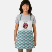 Cupcakes Scalloped Custom Photo Template Name Schort (Insitu)
