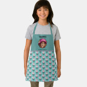 Cupcakes Scalloped Custom Photo Template Name Schort (Insitu)