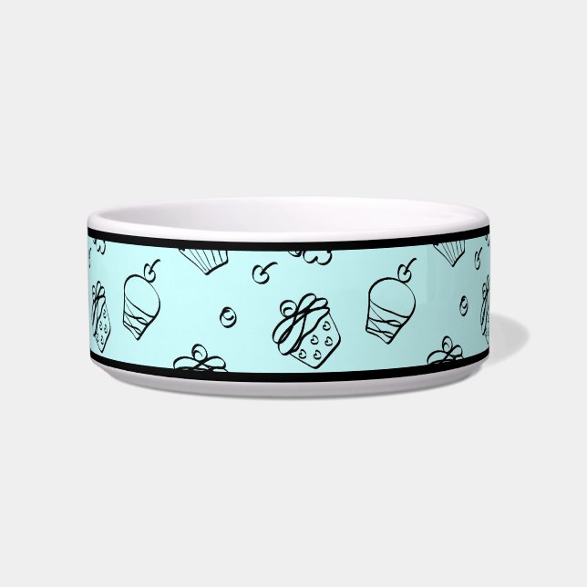 Cupcakes schetst de internetBowl Voerbakje (Voorkant)