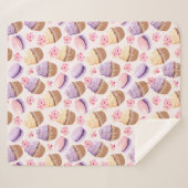 Cupcakes Sherpa Blanket Deken (Voorkant (horizontaal))
