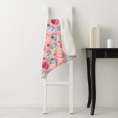 Cupcakes Sherpa Blanket Deken (In situ)