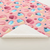 Cupcakes Sherpa Blanket Deken (3/4)