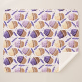 Cupcakes Sherpa Blanket Deken (Voorkant (horizontaal))