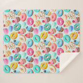 Cupcakes Sherpa Blanket Sherpa Deken (Voorkant (horizontaal))