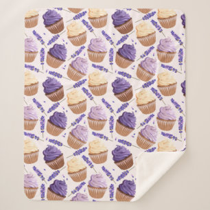 Cupcakes Sherpa Blanket Sherpa Deken