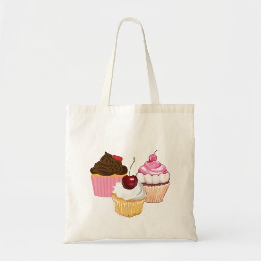 Cupcakes Shopping Tas (Voorkant)