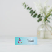 Cupcakes Skinny Visitekaartjes (Staand voorkant)