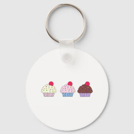 Cupcakes Sleutelhanger