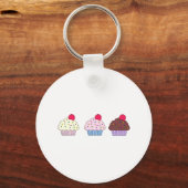 Cupcakes Sleutelhanger (Voorkant)