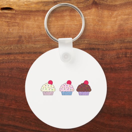 Cupcakes Sleutelhanger (Voorkant)
