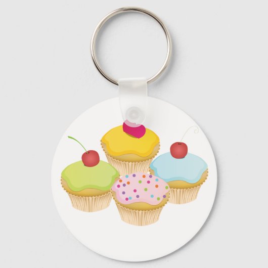 Cupcakes Sleutelhanger (Voorkant)