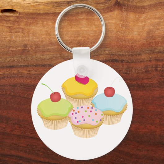 Cupcakes Sleutelhanger (Voorkant)