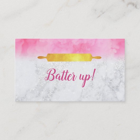 Cupcakes Slogans Visitekaartjes (Achterkant)