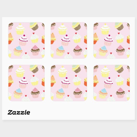 Cupcakes stickers (Vel)