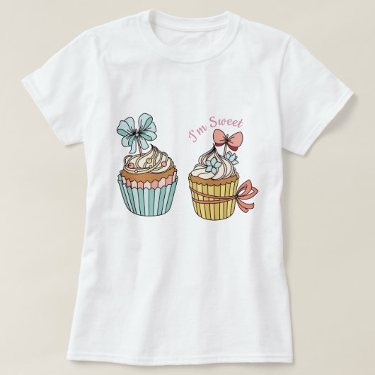 Cupcakes T-shirt (Design voorkant)