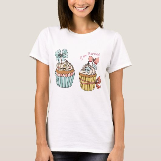 Cupcakes T-shirt (Voorkant)