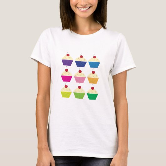 CUPCAKES T-SHIRT (Voorkant)