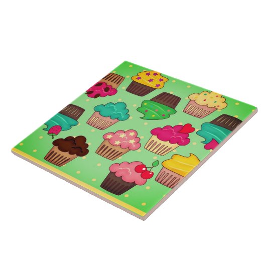Cupcakes Tegeltje (Zijkant)