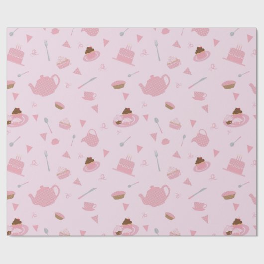 Cupcakes/thee Cadeaupapier (Vlak)