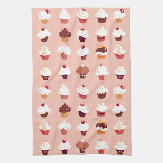 Cupcakes Theedoek (Verticaal)