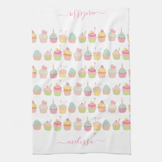 Cupcakes Theedoek (Verticaal)