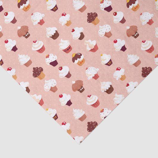 Cupcakes Tissuepapier (Detail)