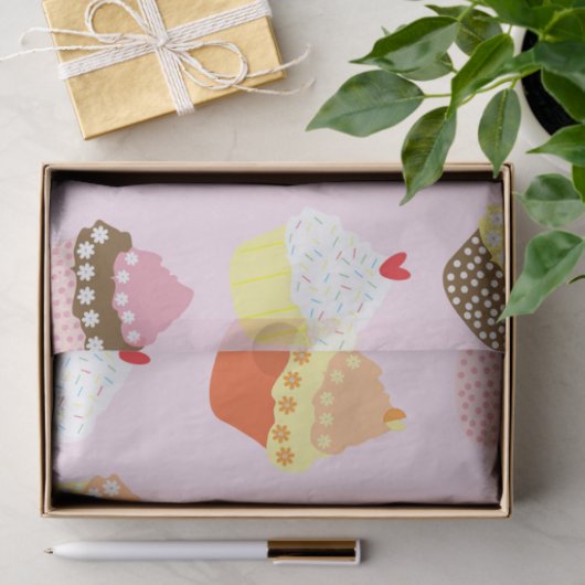 cupcakes-tissuepapier tissuepapier (Geschenk)