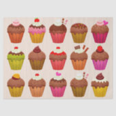 cupcakes-tissuepapier tissuepapier (Voorkant)