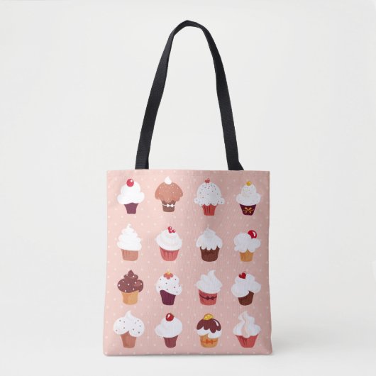 Cupcakes Tote Bag (Voorkant)