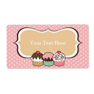 Cupcakes Trio Boekplaten Labels