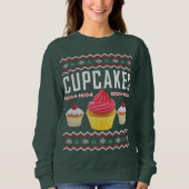 Cupcakes Ugly KerstSweater Trui (Voorkant)